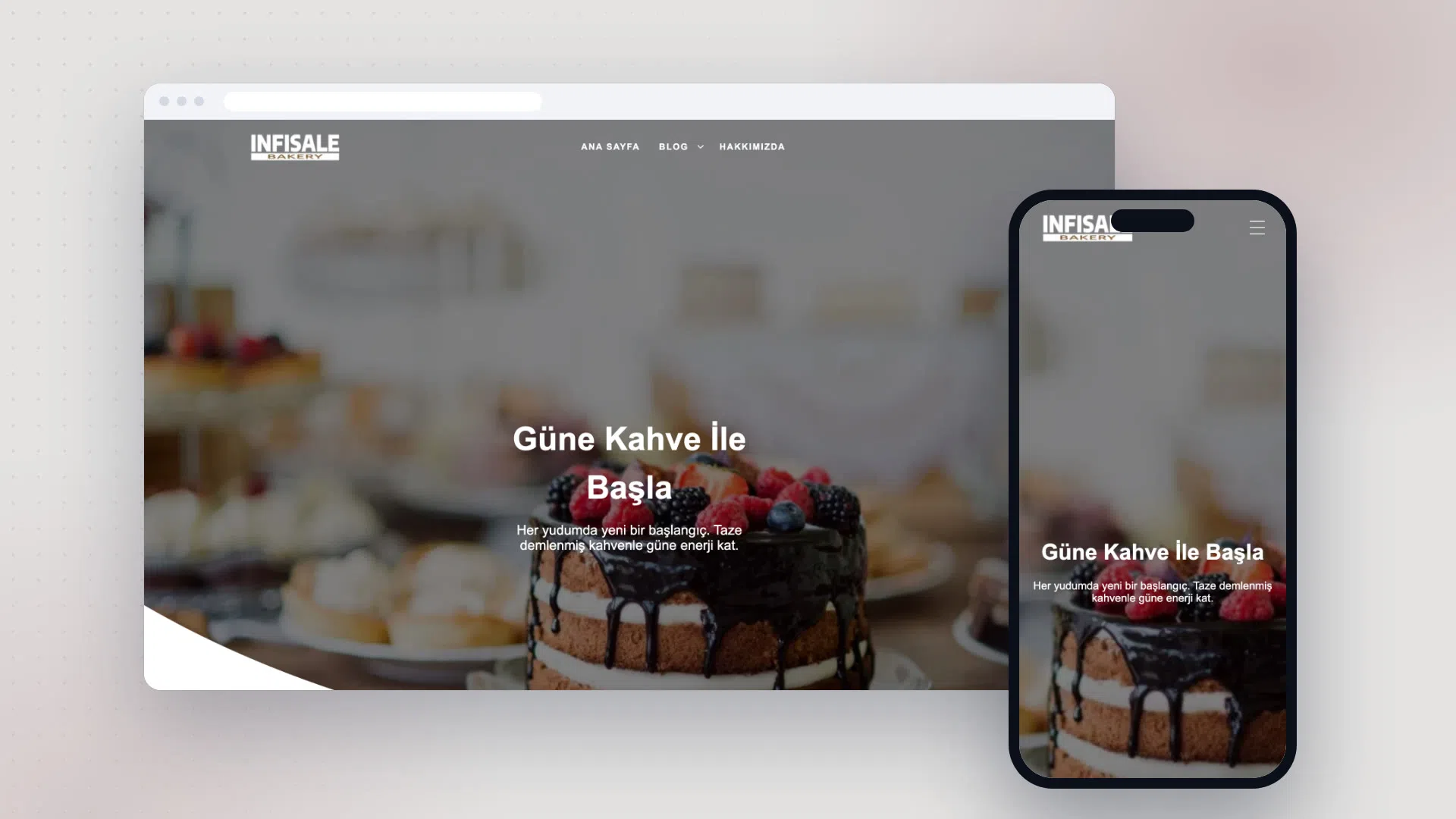 Bakery teması önizlemesi