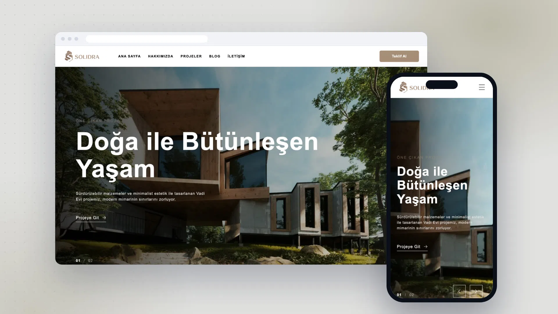 Solidra teması önizlemesi