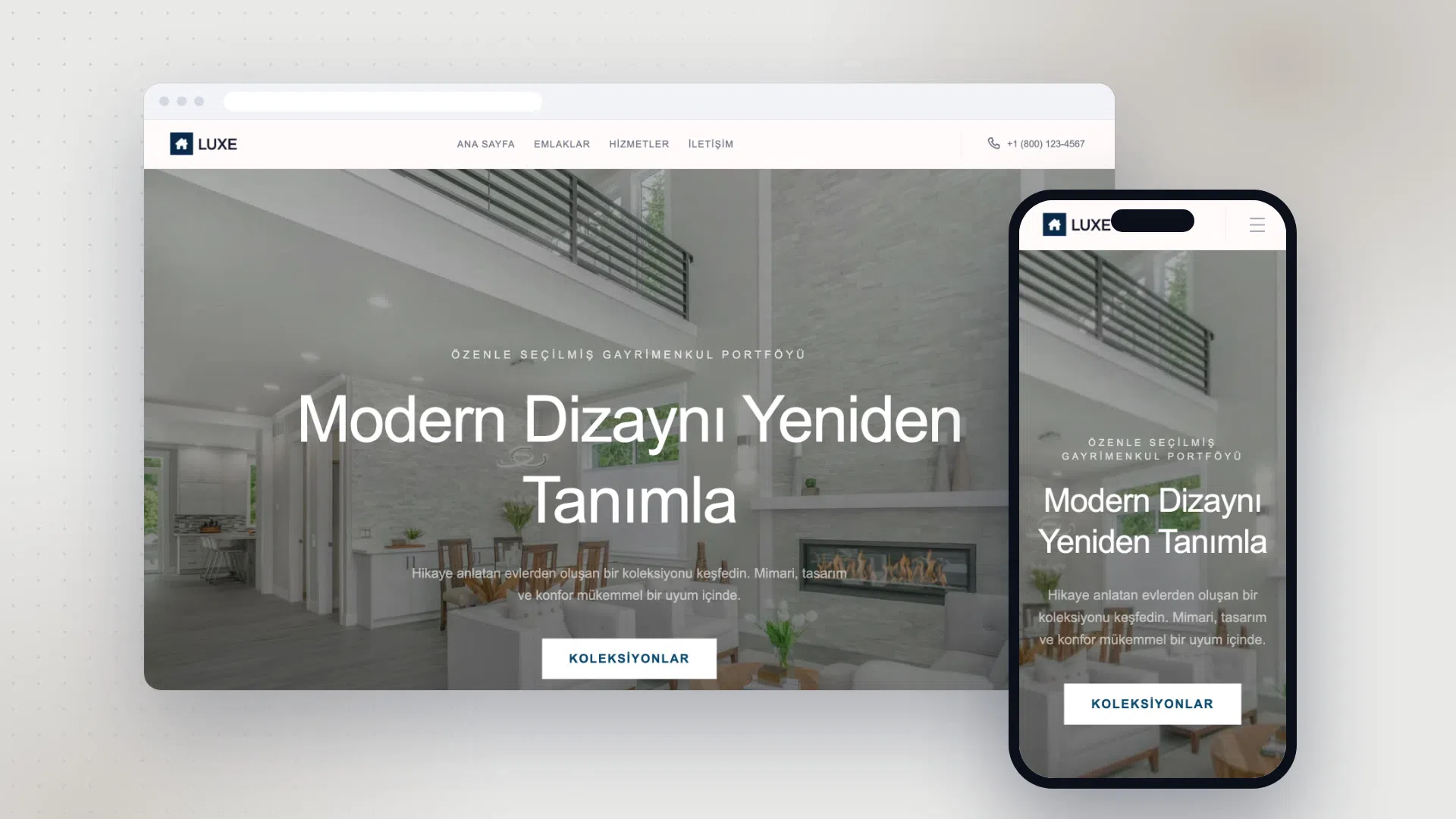 Luxe teması önizlemesi