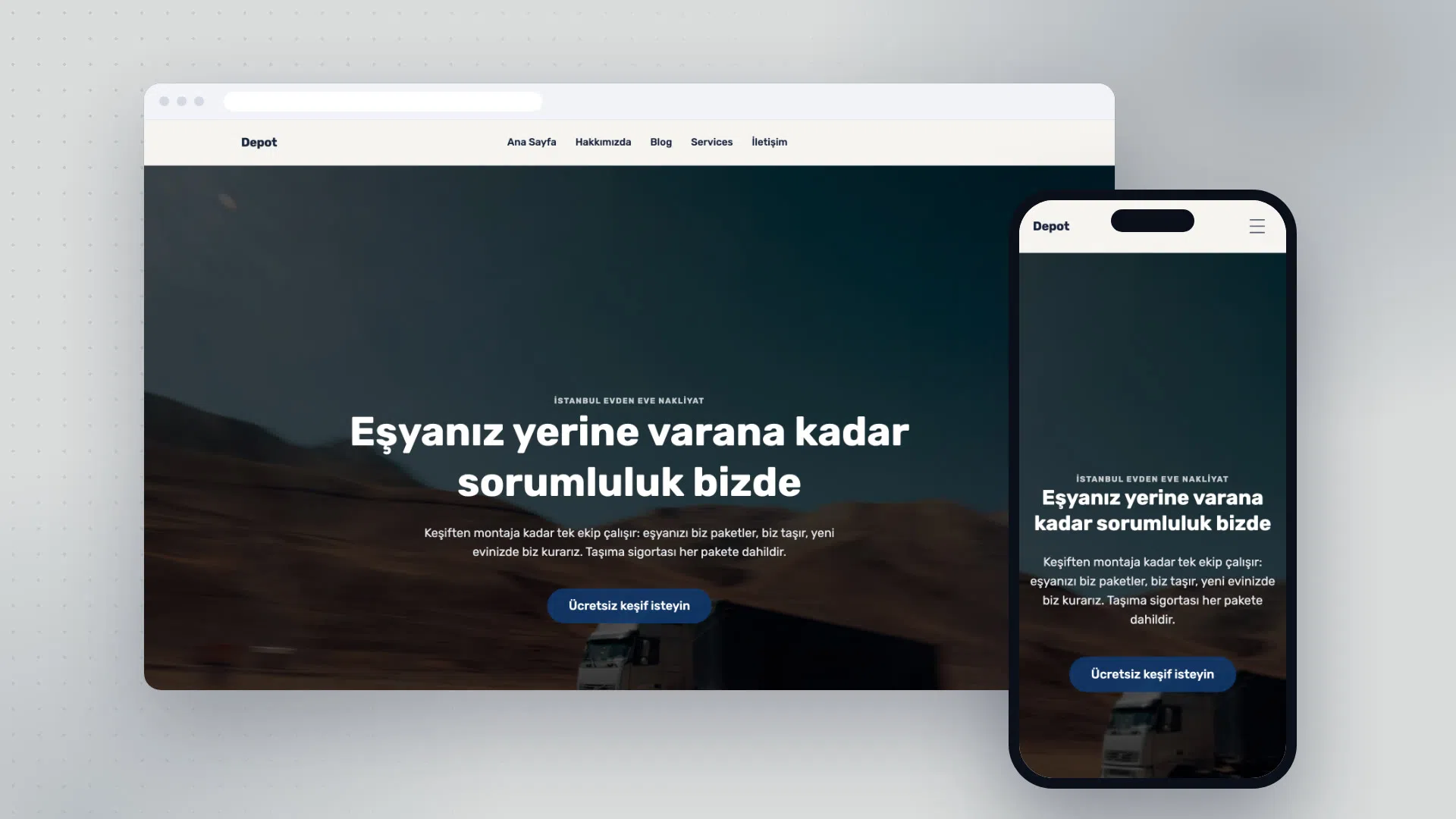 Depot teması önizlemesi