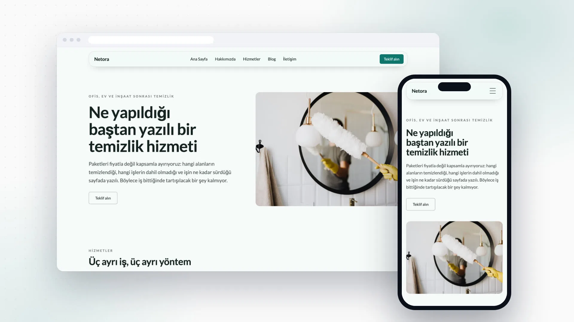 Netora teması önizlemesi