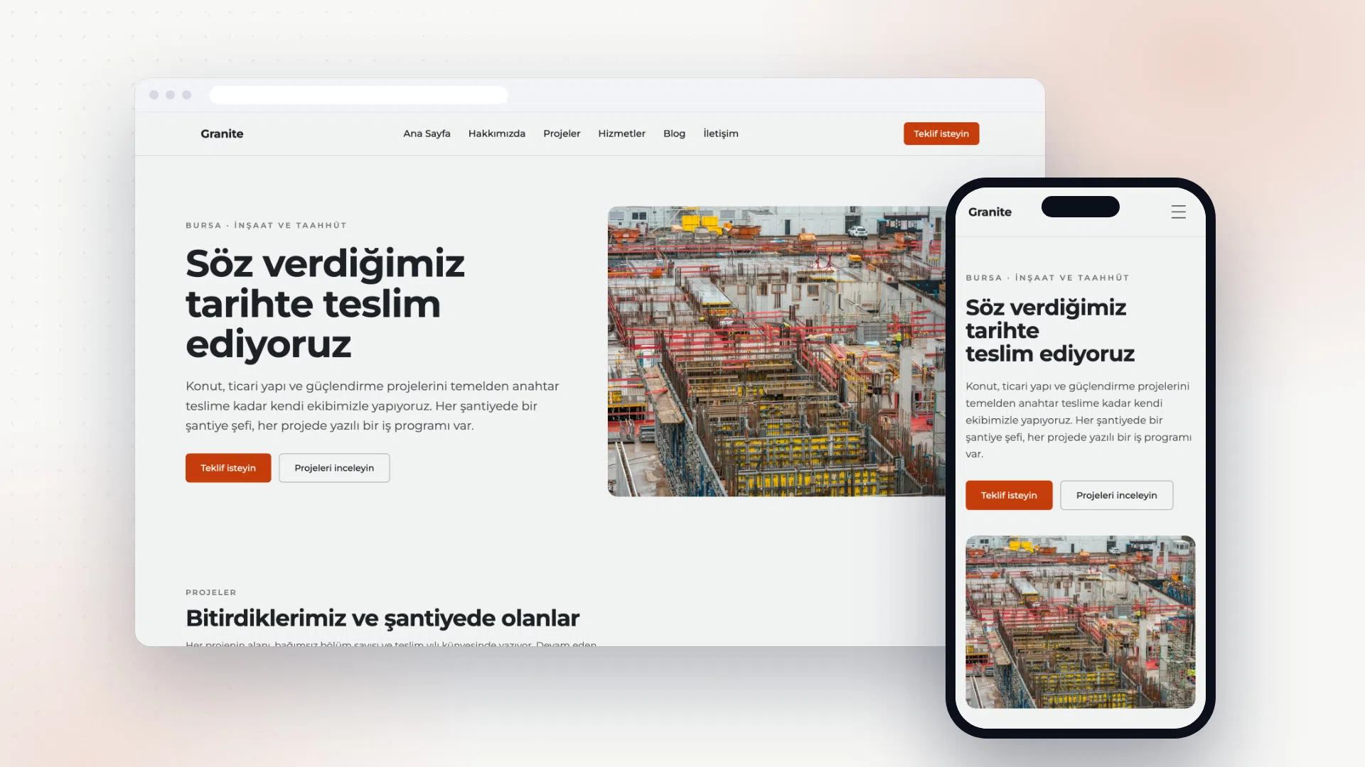 Granite teması önizlemesi